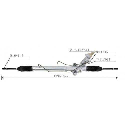 Crémaillère de direction assistée hydraulique pour Mercedes-Benz 639