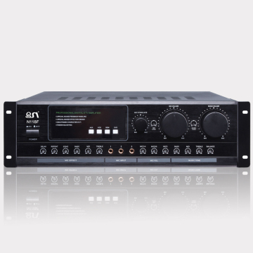 Aluminium Alloy Panel Professional KTV Amplifier N118f