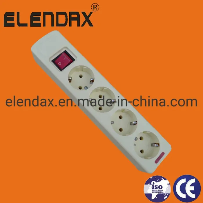 4-сторонний европейский удлинитель E5004ES