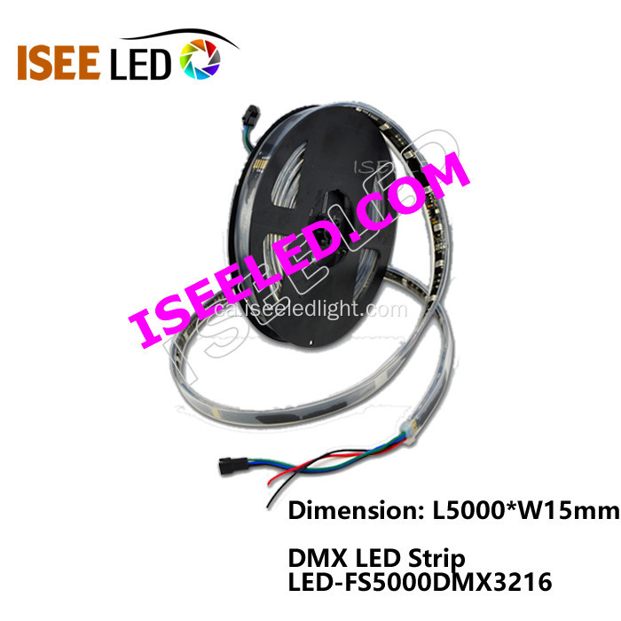 Llums de corda LED RGB a l&#39;aire lliure DMX512