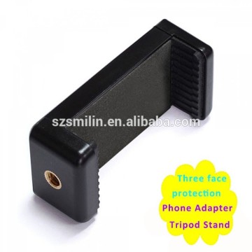 Newly universal Smartphone Holder Tripod Adapter with foam for iPhone 6 Plus i6 5 5C 5S Samsung Galaxy S5 S4 Note 4 Nexus 5 G3