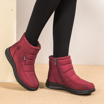 Snow cotton waterproof mother's shoes