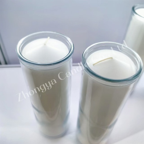 Religious Glass Jar Candle in Bulk Home Decoration