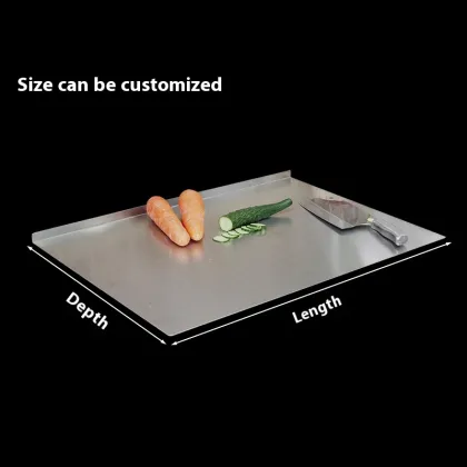 Factory Price 304 Stainless Steel Kitchen Anti-Mold Easy-to-Clean Cutting Board