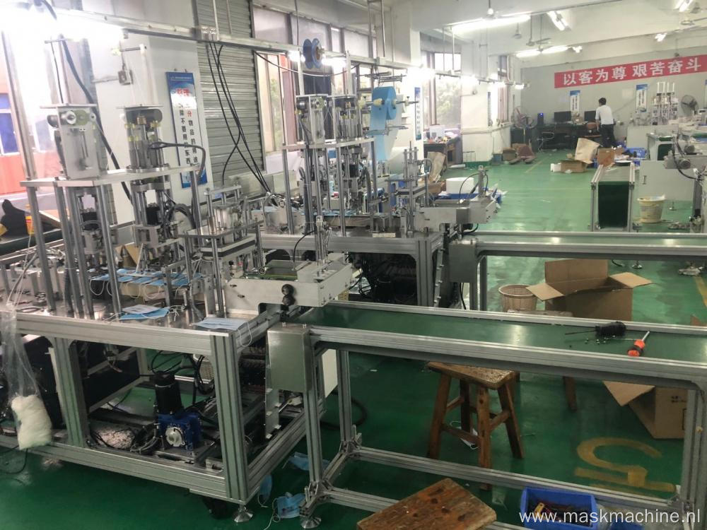 Automatic disposable mask making machine Automatic Medical Outer Ear Loop Face Mask Making Machine non-woven mask machine