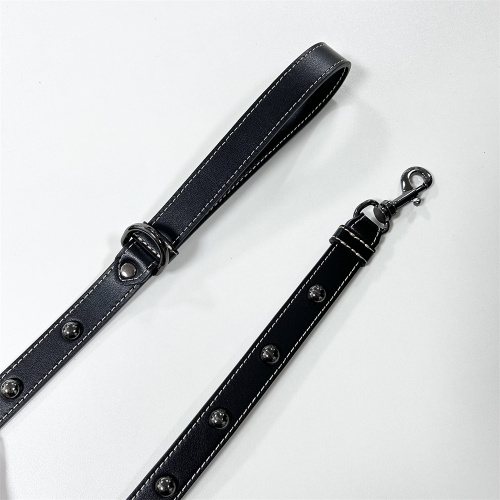 Black Adjustable Pet Belt Leash