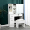 Dressing Table Wooden White Dressing Table with Sliding Mirror Manufactory