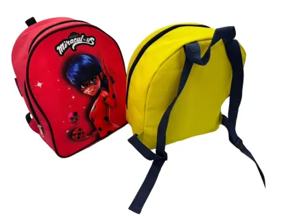 cartoon print oxford kids backpack
