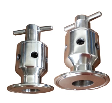 Thép không gỉ 304 316L Van giảm áp suất không khí vệ sinh