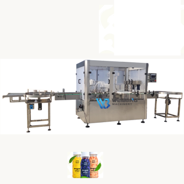 Weibang WB-YG8 Automatic Bottling Equipment for Juice and Cough Syrup Filling - 100ML to 250ML