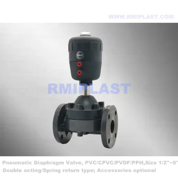 Pneumatic Diaphragm Valve Double Acting
