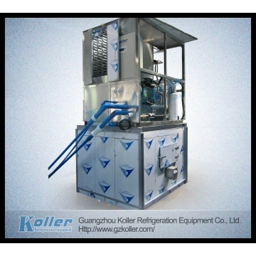 Plate Ice Machine with Customized Ice Storage Bin