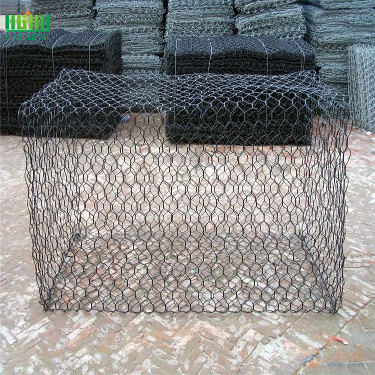 PE Coated Woven Gabion Boxes For Sale