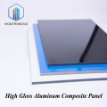 Panneau composite en aluminium Alutech à surface brillante