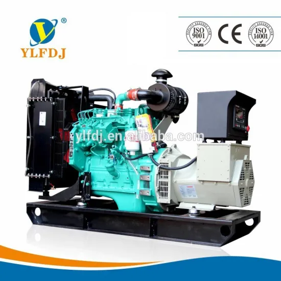 30KVA/24KW open type diesel generator set with Cummins engine 4BT3.9-G2.Full copper Brushless alternator.