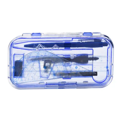Math Set WB688: Compasses, Protractor, and Ruler for Geometry and Drawing