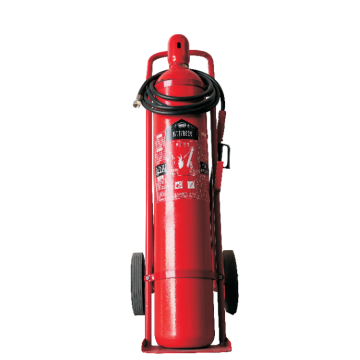 Kohlendioxid-Feuerlöscher vom Typ Wagen