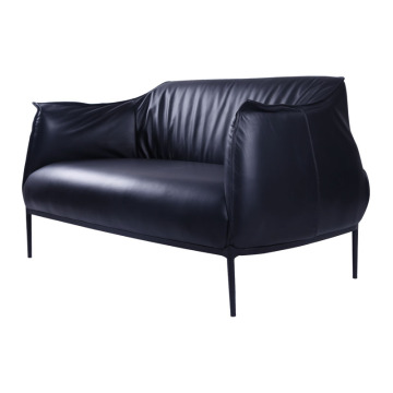 Classic Archibald Leather Two Seater Sofa