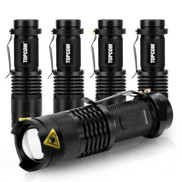 Linterna LED de Mini Focus ajustable: una lámpara de luz zoom compacta y potente en su bolsillo
