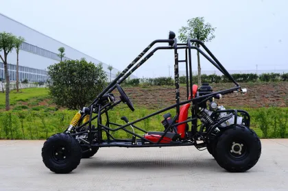 4 Wheeler Gas Electric Go Kart Buggy For Farm , Go Kart Kits Kd 49fm5-e