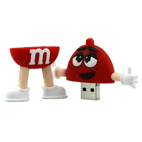 Lovely Cartoon Chocolate Bean USB Flash Drive