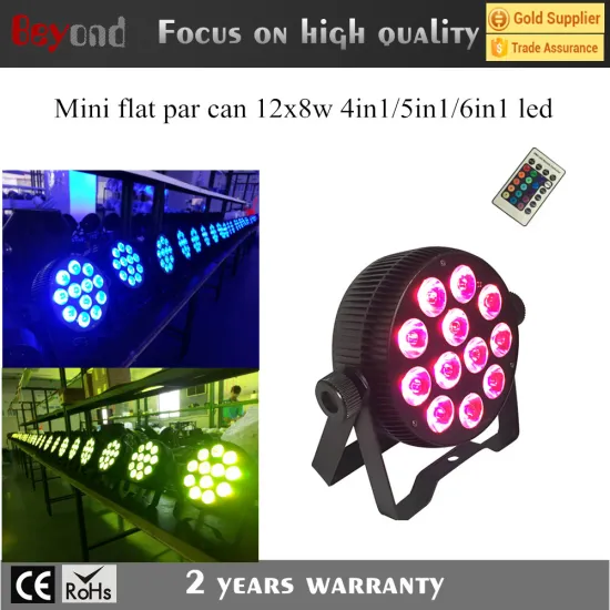 Stage lighting wash led par can light 12 * 4in1/5in1/6in1/ Led par can for disco DJ night club wedding