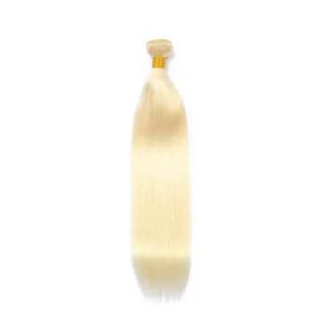 613 Hair Bundle, Double Drawn Raw 613 Virgin Hair Wholesale Blonde 613 Human Hair Bundle, Cuticle Aligned Indian Brazilian Hair