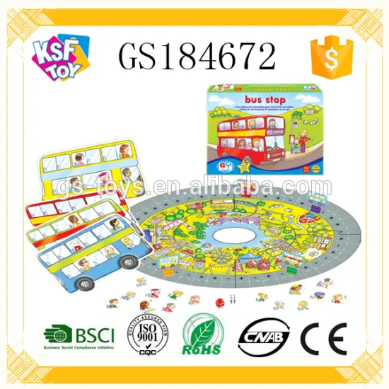 Interesting Bus Stop Table Game Toys For Kids Educational Toys
