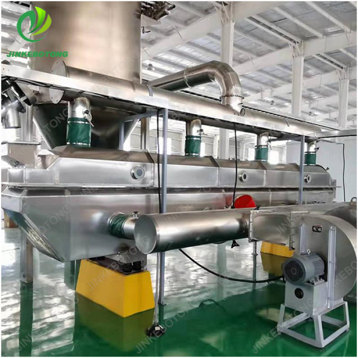 Secador de lecho fluidizado duradero para producción continua