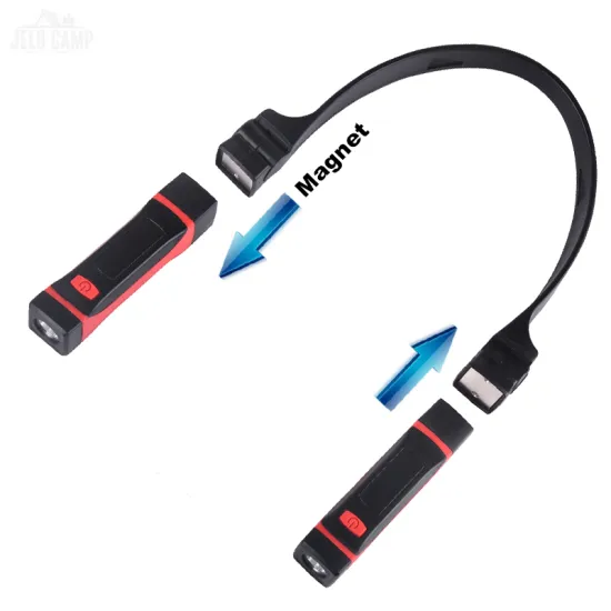 Hands-Free Rechargeable Magnetic Neck Reading Light for Outdoor Camping