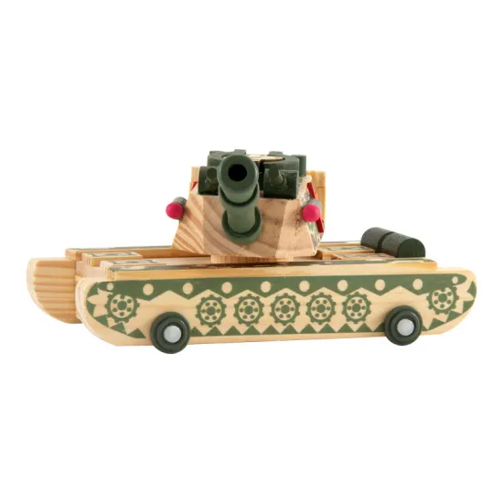 New Arrival Non-Toxic Wooden Tank Toy for Kids - Promotional Military Vehicle Game Gift
