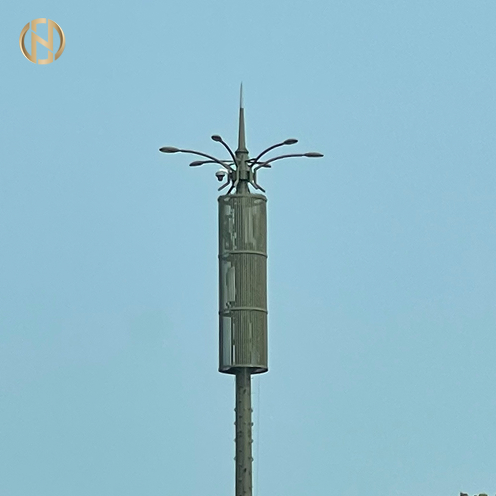 14 metr açıq metal lampa post işıqları