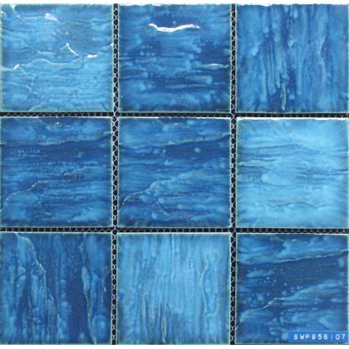 Mosaico piscina dimensioni chip 95x95mm