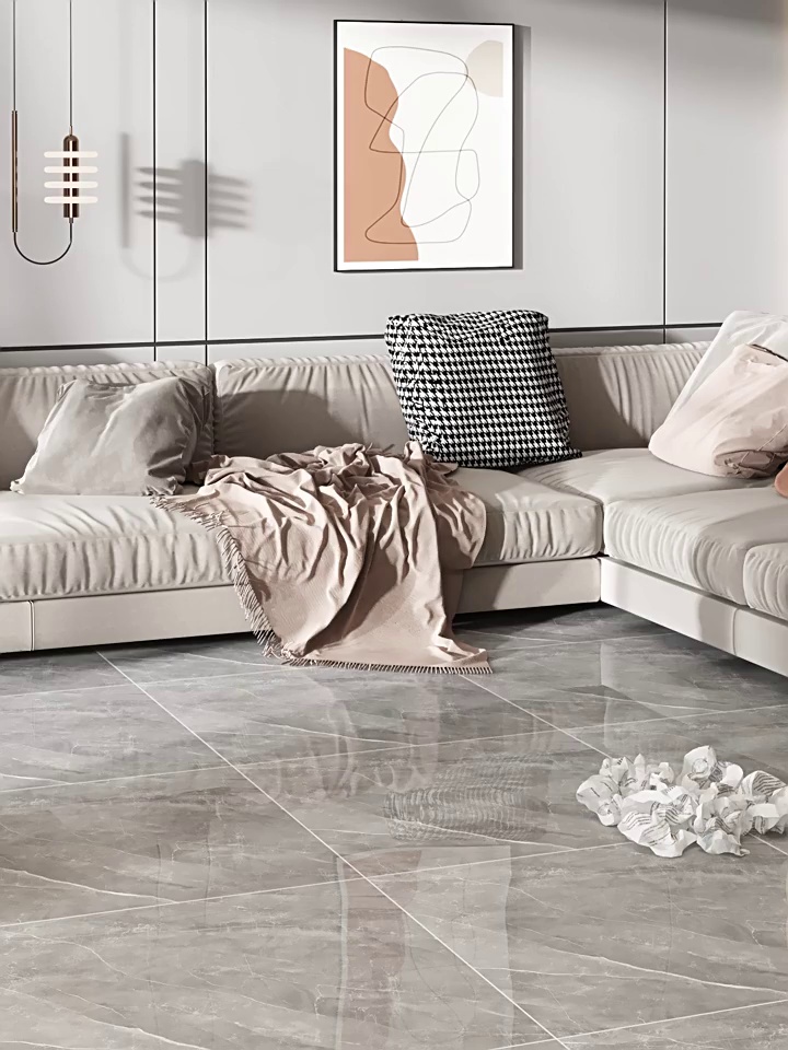 Creative Plastic Trash Can with Wheels and Cute Cartoon Design