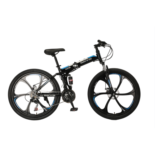 MTB 26 polegadas de bicicleta de montanha de aço dobrável