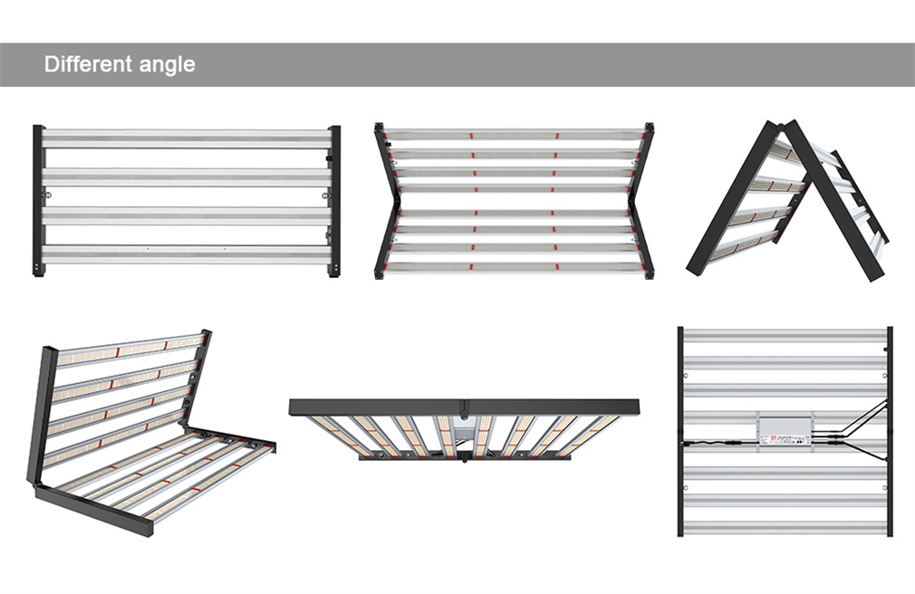 600W Foldable Waterproof Grow Light Bars