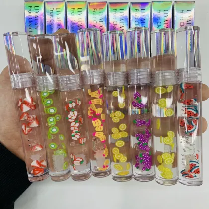 Wholesale Custom Vegan Fruit Kids Cute Lipgloss