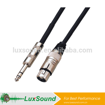 3p XLR cable with male jack,1/4'' To XLR mic cable