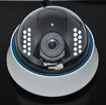 H.264 Wireless Ip Surveillance Dome Cameras Vga 640 * 480 Night Vision D5 22 Led 20m Ir