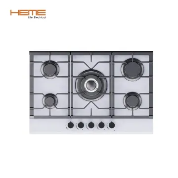 High Quality Auto Ignition 5 Burner Gas Stove with Wok Burner - Chinese Built Hob Supplier