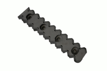 Single shaft shredder blade for single shaft shredder