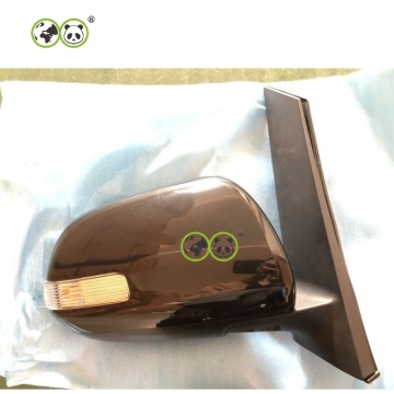 High Quality 7 Wire Foldable Indicator Black Car Side Mirror for Toyota Kijang Innova 2012-2017