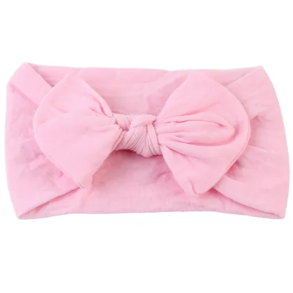 Newborn Baby Headband - 21 Colors Soft Nylon Turban Bows
