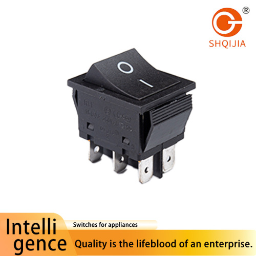 interruptor en forma de barco rojo blanco