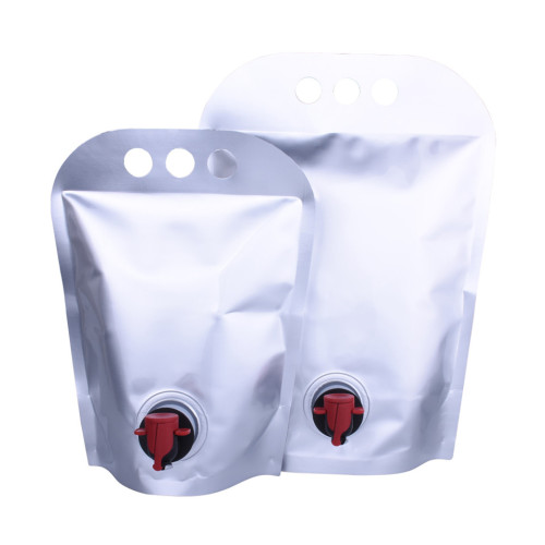 Custom Alcohol Spout Flexible Wine Pouch Packaging for Liquor and Spirits