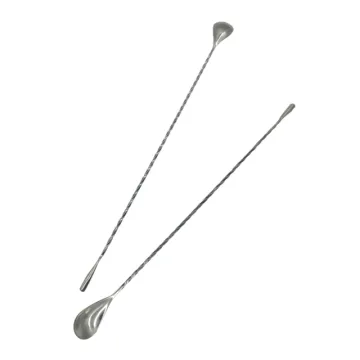 Stainless Steel Spiral Pattern Mixing Spoon
