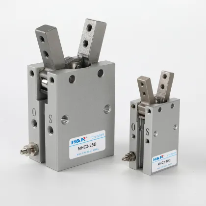 Pneumatic Finger Cylinder MHC Series - Air Gripper for Manipulator