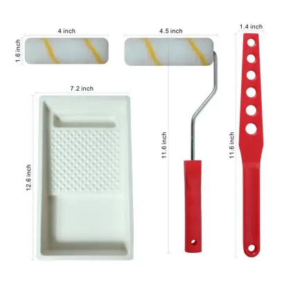 4" Professional Residential Home Painting Roller Kit