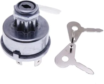 6P Ignition Starter Switch with Waterproof Cover for Massey Ferguson 30275, JCB 35670, Lucas Tractor OE# 34228