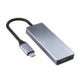 HDMIを備えた1 USB Cハブに4